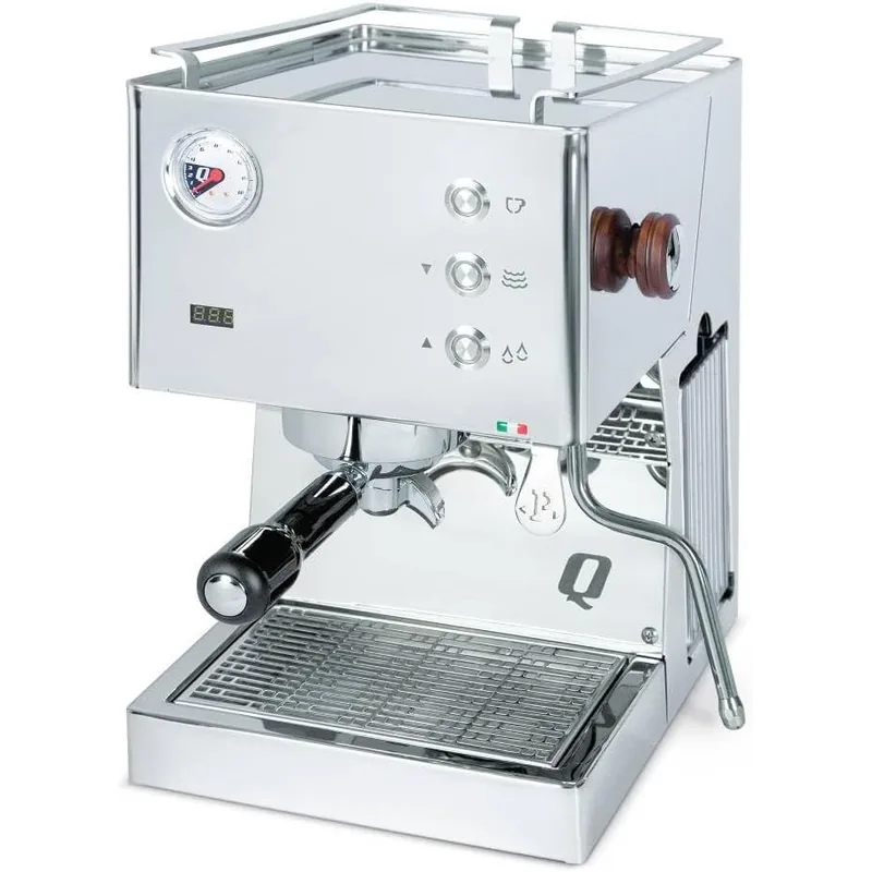 Quick Mill Rubino Plus Siebträgermaschine Edelstahl – Quick Mill Kaffeemaschine