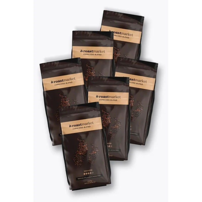 roastmarket Espresso Blend Vorteilspaket 6kg – roastmarket Blends Kaffeebohnen