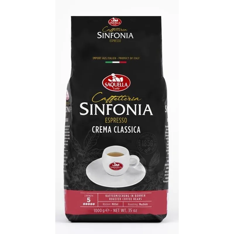 Saquella Classic Espresso Crema 1kg – Saquella Caffè Kaffeebohnen