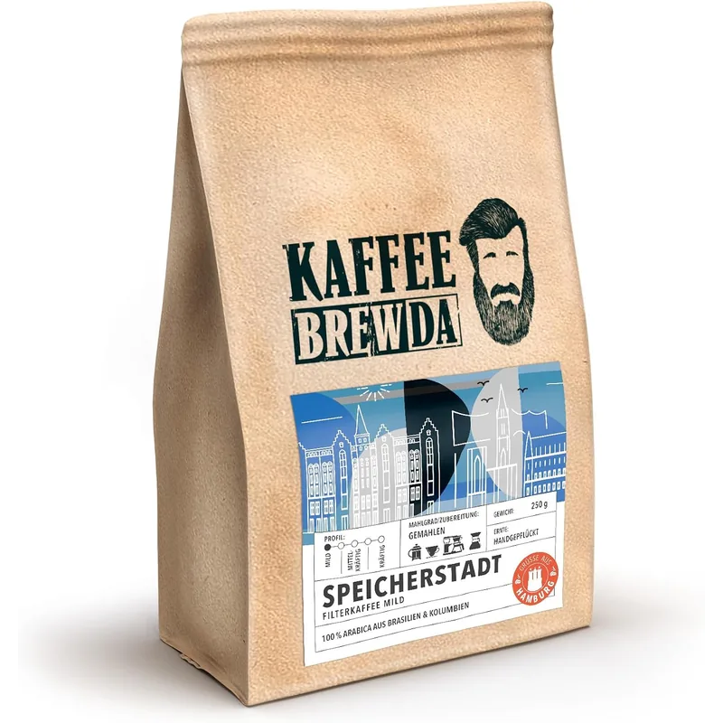 Speicherstadt Hamburger Hafen Kaffeemischung Bio Vorteilspaket 2kg – Speicherstadt Kaffeebohnen