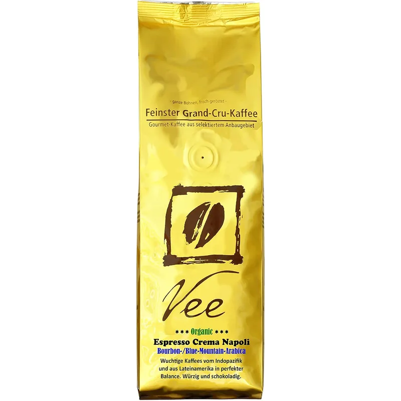 Vee's Organic Espresso Crema Napoli – Vees Kaffeebohnen